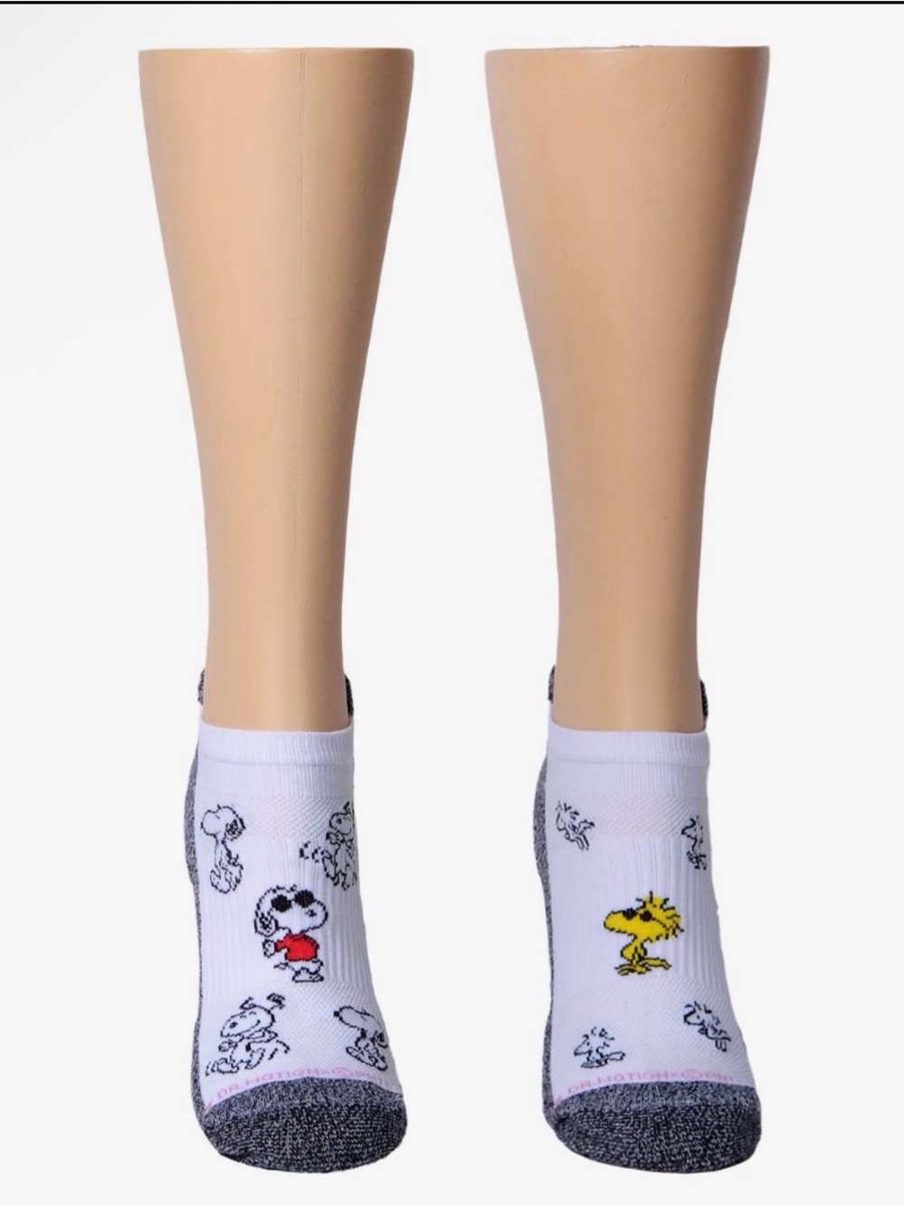 Peanuts Snoopy & Woodstock Ankle Socks - White 2 pair